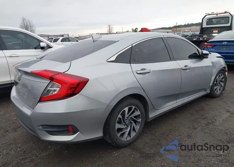 2017 Honda Civic Ex из США, поврежденный, VIN 2HGFC2F75HH513691
